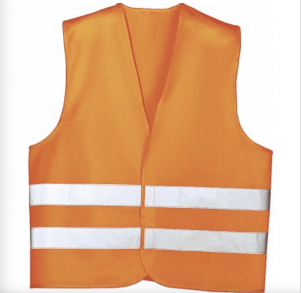 Warnweste Sicherheitsweste Orange DIN EN 471